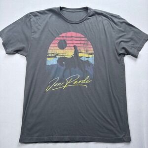 Jon Pardi T-Shirt XL Gray Cowboy Sunset Graphic‎ Tee Country Music Concert